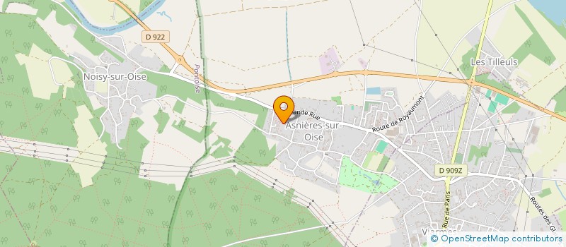 localisation de l'entreprise MONSIEUR BENJAMIN LEFEBVRE  PRECY-SUR-OISE