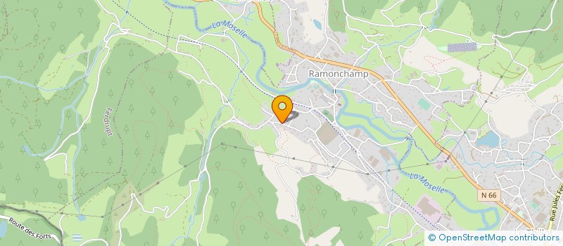 localisation de l'entreprise MONSIEUR BENJAMIN LEFEBVRE  RAMONCHAMP