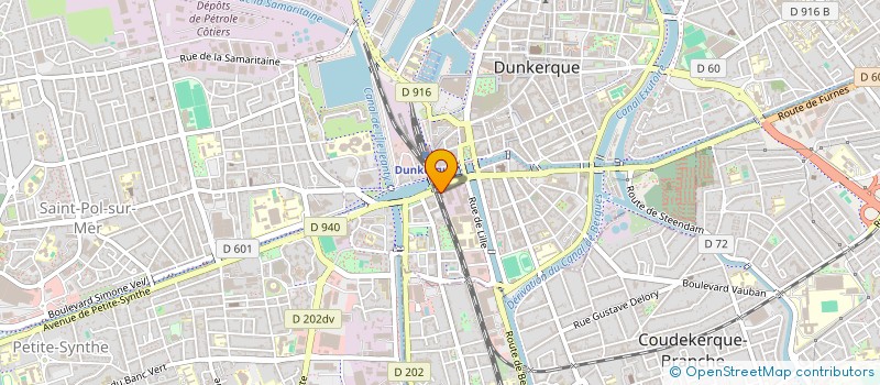 localisation de l'entreprise MONSIEUR BENJAMIN LEFEBVRE à DUNKERQUE