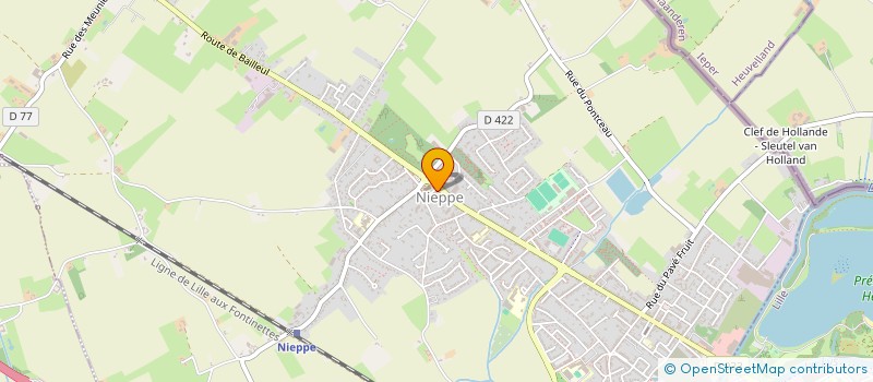 localisation de l'entreprise MONSIEUR BENJAMIN LEFEBVRE à NIEPPE