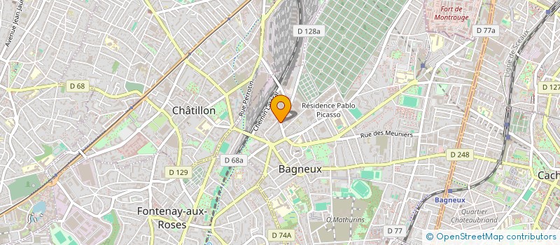 localisation de l'entreprise MONSIEUR BENJAMIN LEGENT  BAGNEUX