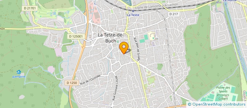 localisation de l'entreprise MONSIEUR BENJAMIN LEGRAIN  LA TESTE-DE-BUCH