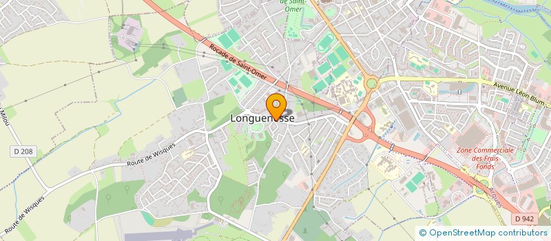 localisation de l'entreprise MONSIEUR BENJAMIN LEGRAND  LONGUENESSE