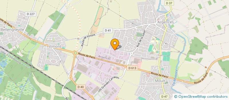 localisation de l'entreprise MONSIEUR BENJAMIN LEGRAND  ARGENCES