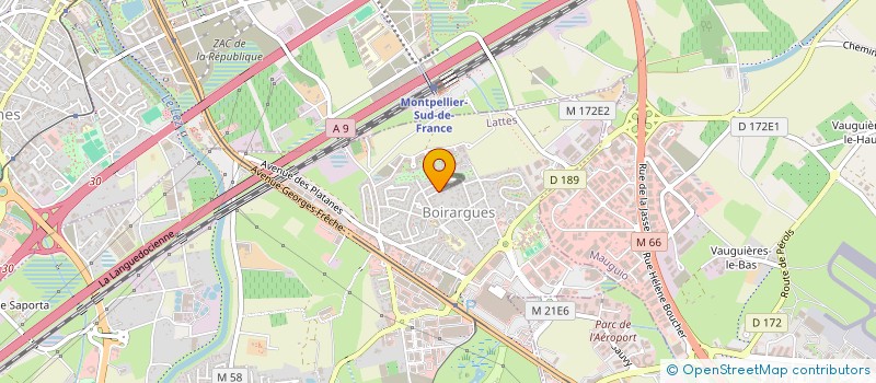 localisation de l'entreprise MONSIEUR BENJAMIN LEGRIS à LATTES