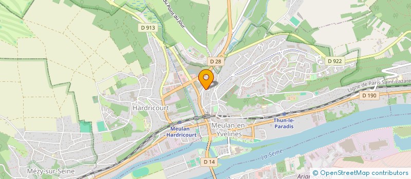 localisation de l'entreprise MONSIEUR BENJAMIN LEGUAY  MEULAN-EN-YVELINES