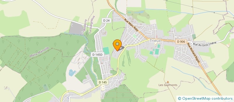 localisation de l'entreprise MONSIEUR BENJAMIN LEHEC  TRIEUX