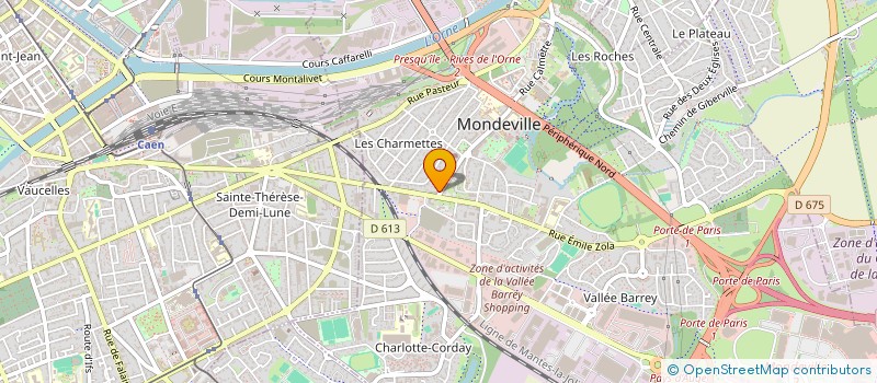 localisation de l'entreprise MONSIEUR BENJAMIN LEHERICEY à MONDEVILLE