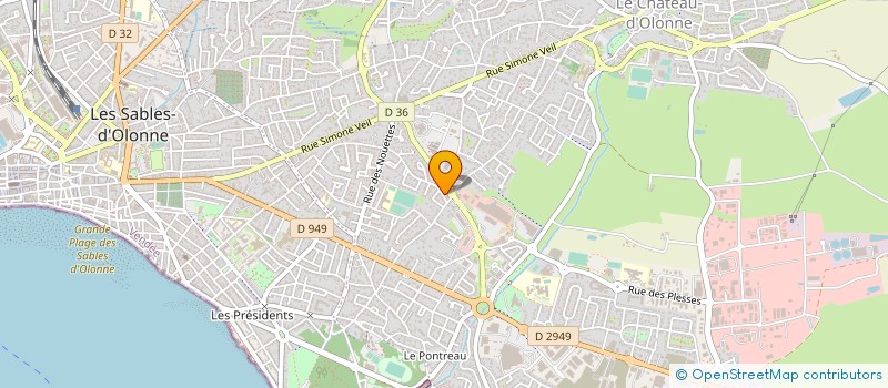 localisation de l'entreprise MONSIEUR BENJAMIN LELIEVRE à LES SABLES D'OLONNE