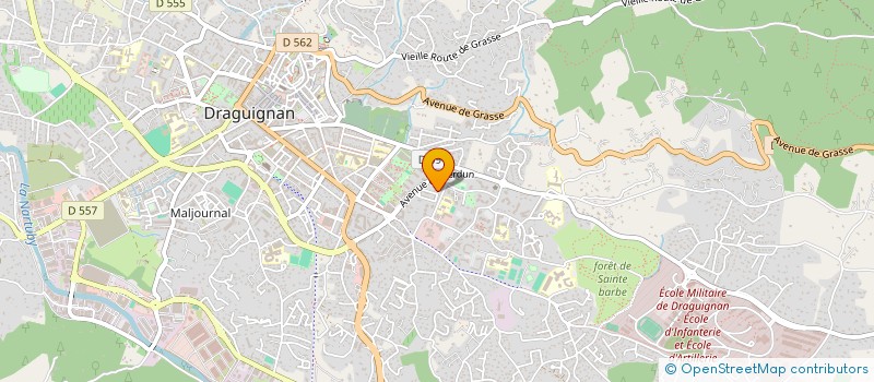 localisation de l'entreprise MONSIEUR BENJAMIN LEMAIRE  DRAGUIGNAN
