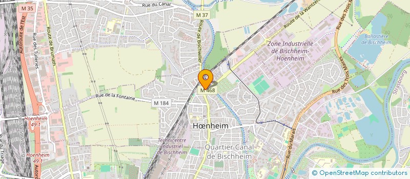 localisation de l'entreprise MONSIEUR BENJAMIN LEMANT  STRASBOURG