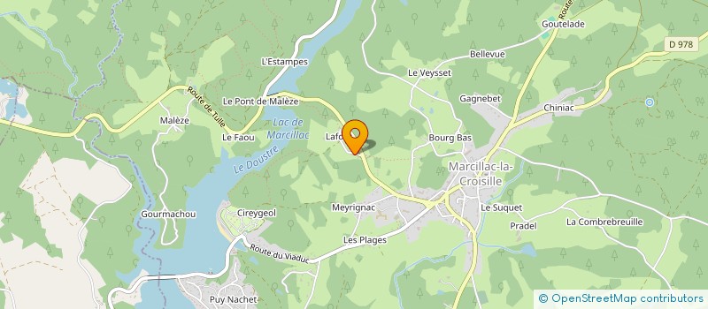 localisation de l'entreprise MONSIEUR BENJAMIN LEMOINE  CHAMPAGNAC-LA-PRUNE