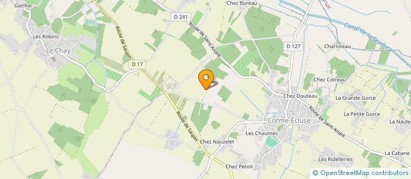 localisation de l'entreprise MONSIEUR BENJAMIN LEONE  NIEULLE-SUR-SEUDRE