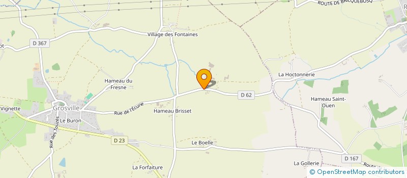 localisation de l'entreprise MONSIEUR BENJAMIN LEPELLEY  GROSVILLE