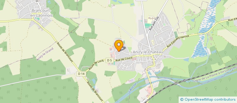 localisation de l'entreprise MONSIEUR BENJAMIN LEQUEUX à ANIZY-LE-GRAND