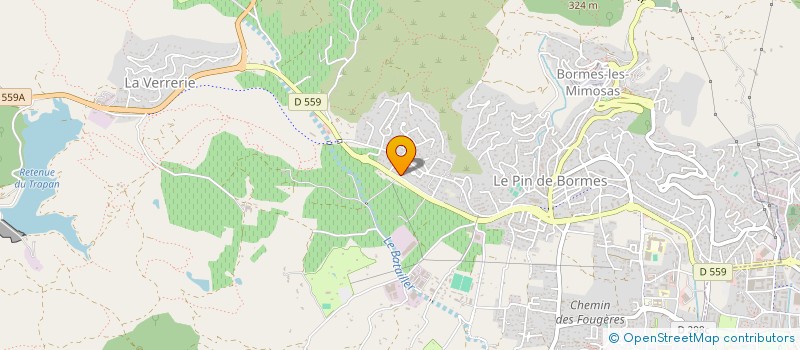 localisation de l'entreprise MONSIEUR BENJAMIN LEROY  BORMES-LES-MIMOSAS