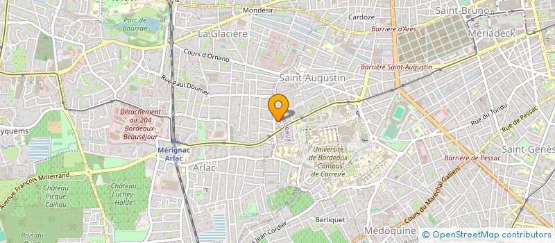 localisation de l'entreprise MONSIEUR BENJAMIN LESI  LORMONT