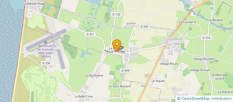 localisation de l'entreprise MONSIEUR BENJAMIN LETENNEUR  COUDEVILLE-SUR-MER