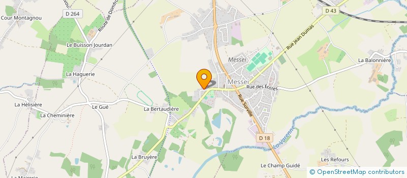 localisation de l'entreprise MONSIEUR BENJAMIN LEVANNIER à MESSEI