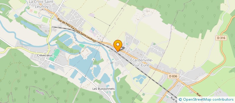 localisation de l'entreprise MONSIEUR BENJAMIN LEVEQUE  CLEF VALLEE D'EURE