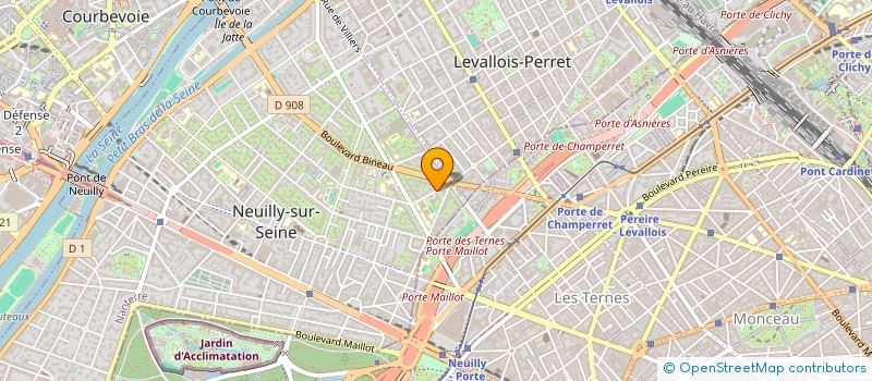 localisation de l'entreprise MONSIEUR BENJAMIN LEVINE à NEUILLY-SUR-SEINE