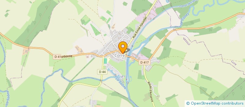 localisation de l'entreprise MONSIEUR BENJAMIN LEYVAL  CORRE