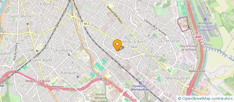 localisation de l'entreprise MONSIEUR BENJAMIN LHOMME à TOULOUSE