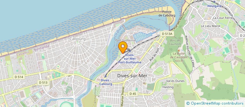 localisation de l'entreprise MONSIEUR BENJAMIN LHOMME  DIVES-SUR-MER