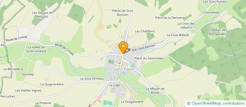 localisation de l'entreprise MONSIEUR BENJAMIN LIARD  SAINT-EPAIN