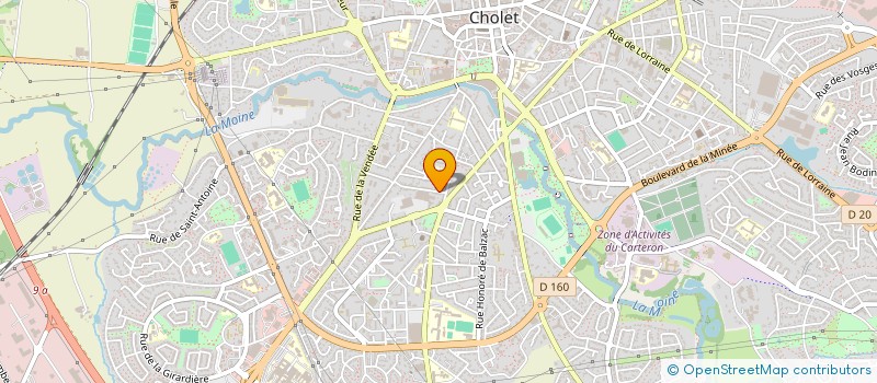 localisation de l'entreprise MONSIEUR BENJAMIN LICHOU à CHOLET