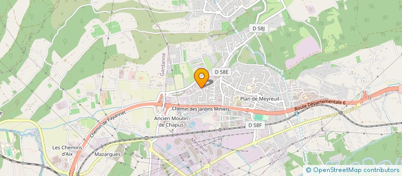 localisation de l'entreprise MONSIEUR BENJAMIN LO RE  MEYREUIL