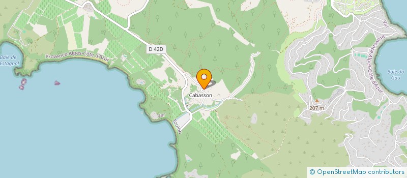 localisation de l'entreprise MONSIEUR BENJAMIN LOBEL  BORMES-LES-MIMOSAS