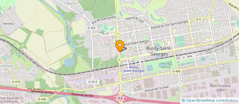 localisation de l'entreprise MONSIEUR BENJAMIN LOISEAU  BUSSY-SAINT-GEORGES