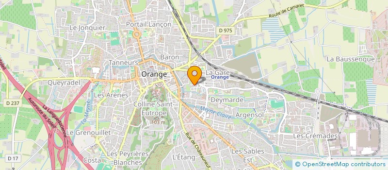 localisation de l'entreprise MONSIEUR BENJAMIN LOMBARD  ORANGE