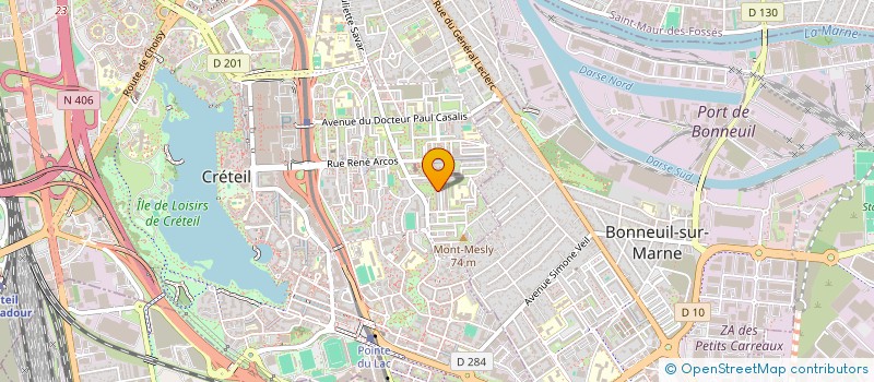 localisation de l'entreprise MONSIEUR BENJAMIN LONGIN  CRETEIL