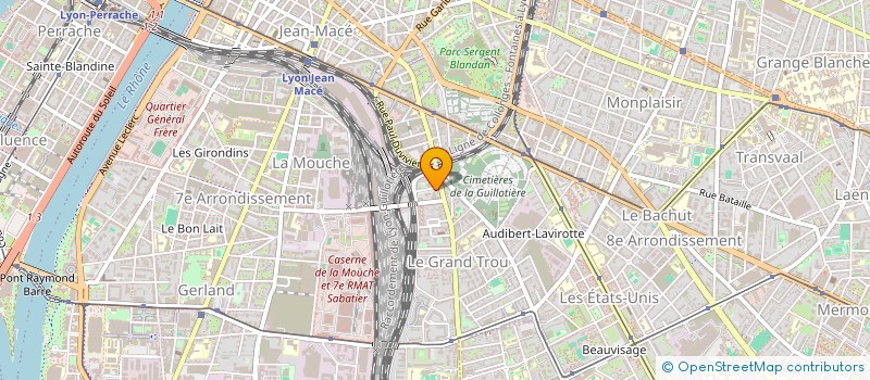 localisation de l'entreprise MONSIEUR BENJAMIN LOUA  LYON