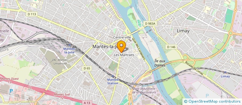 localisation de l'entreprise MONSIEUR BENJAMIN LOUBRADOU à MANTES-LA-JOLIE