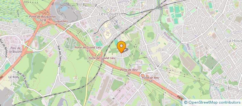 localisation de l'entreprise MONSIEUR BENJAMIN LOUSTAU-DAUDINE  BOUGUENAIS