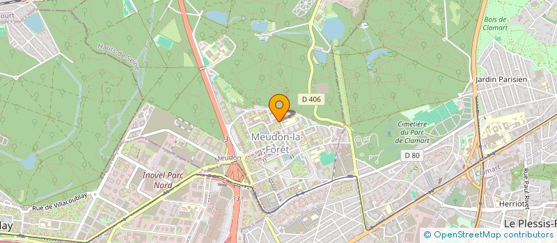 localisation de l'entreprise MONSIEUR BENJAMIN LOUVET  MEUDON