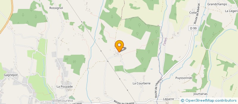 localisation de l'entreprise MONSIEUR BENJAMIN LUCAS  VILLETOUREIX