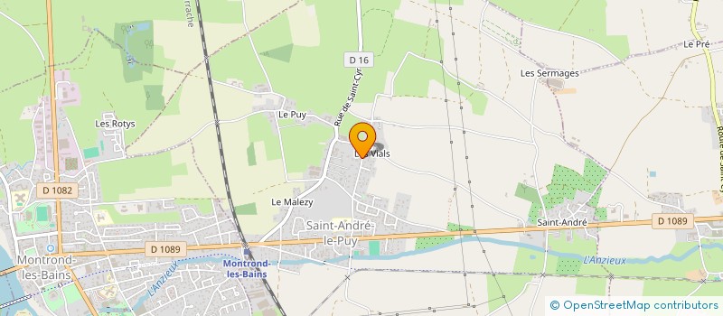 localisation de l'entreprise MONSIEUR BENJAMIN LUDOVIC MAR MOULEYRE  SAINT-ANDRE-LE-PUY