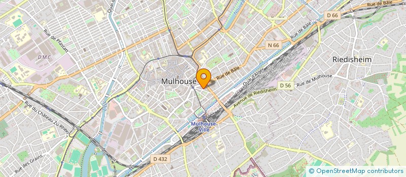 localisation de l'entreprise MONSIEUR BENJAMIN LUFE KANIAMA  MULHOUSE