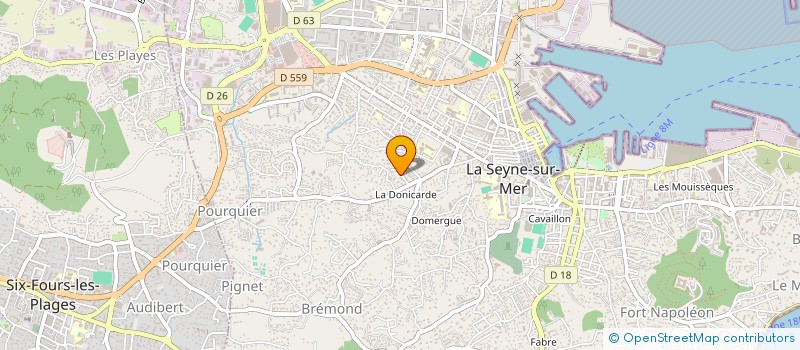 localisation de l'entreprise MONSIEUR BENJAMIN LULL à LA SEYNE-SUR-MER