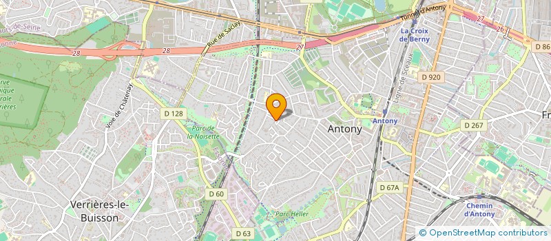 localisation de l'entreprise MONSIEUR BENJAMIN MACK à ANTONY