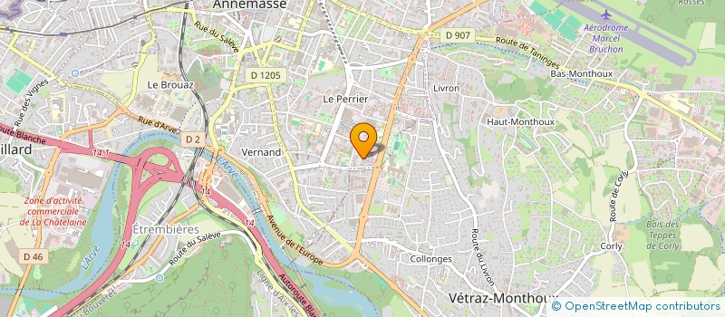 localisation de l'entreprise MONSIEUR BENJAMIN MADELGAIRE  ANNEMASSE