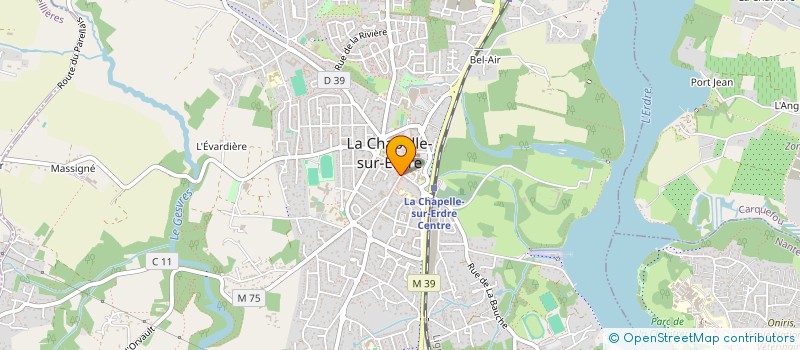 localisation de l'entreprise MONSIEUR BENJAMIN MAGRE à LA CHAPELLE-SUR-ERDRE
