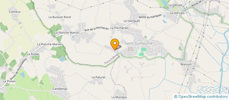 localisation de l'entreprise MONSIEUR BENJAMIN MAHE  PONTCHATEAU