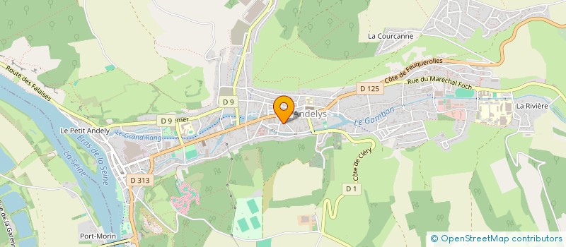 localisation de l'entreprise MONSIEUR BENJAMIN MAHIET  LES ANDELYS