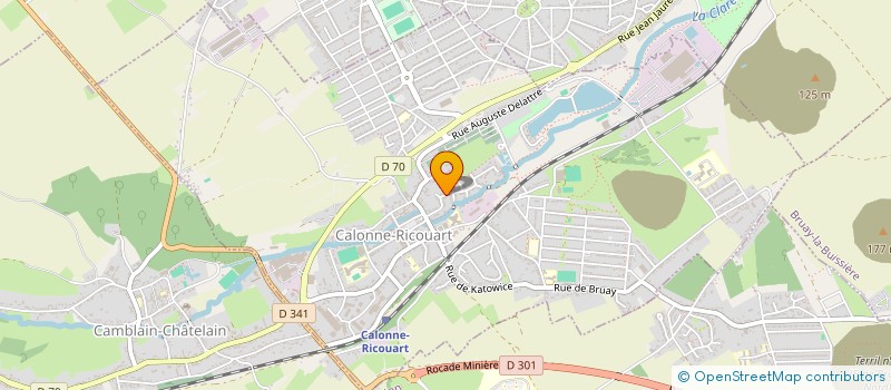 localisation de l'entreprise MONSIEUR BENJAMIN MAHIEU  CALONNE-RICOUART