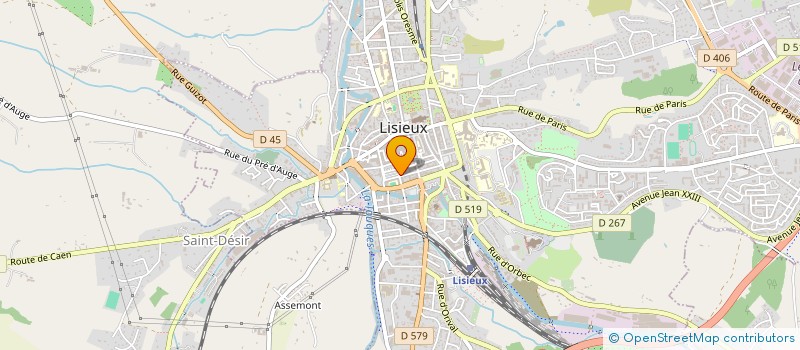 localisation de l'entreprise MONSIEUR BENJAMIN MAILLET à LISIEUX